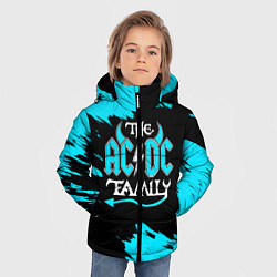 Куртка зимняя для мальчика The ACDC famely, цвет: 3D-черный — фото 2