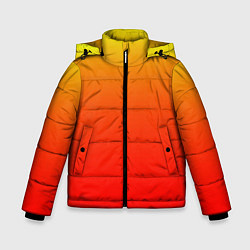 Куртка зимняя для мальчика Оранж, цвет: 3D-черный