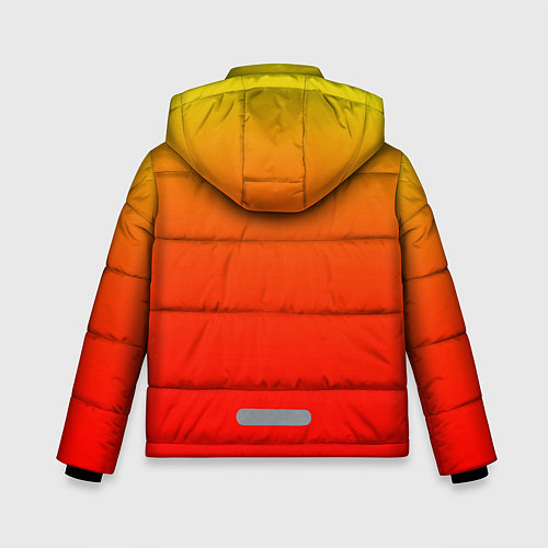 Зимняя куртка для мальчика Оранж / 3D-Черный – фото 2