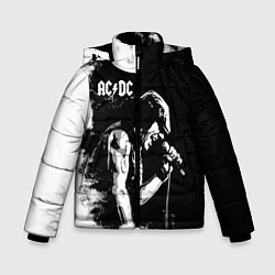 Куртка зимняя для мальчика ACDC, цвет: 3D-красный