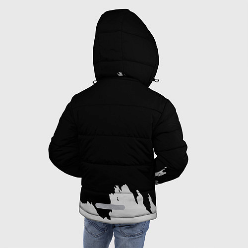 Зимняя куртка для мальчика ACDC / 3D-Светло-серый – фото 4