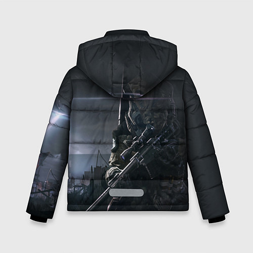 Зимняя куртка для мальчика STALKER 2 / 3D-Черный – фото 2