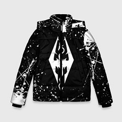 Куртка зимняя для мальчика THE ELDER SCROLLS, цвет: 3D-черный