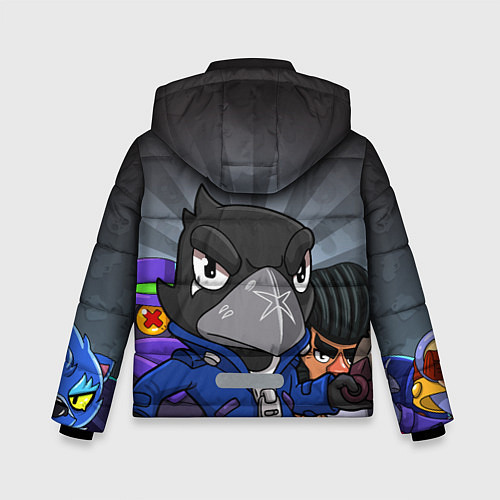 Зимняя куртка для мальчика BRAWL STARS CROW / 3D-Черный – фото 2