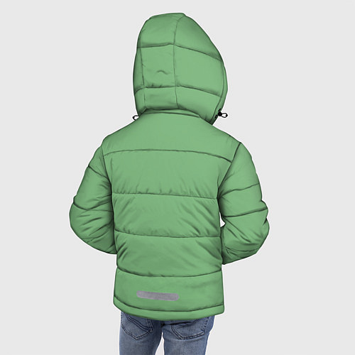 Зимняя куртка для мальчика Billie Eilish / 3D-Красный – фото 4