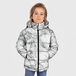 Куртка зимняя для мальчика Мрамор, цвет: 3D-светло-серый — фото 2