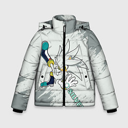Куртка зимняя для мальчика SONIC SILVER, цвет: 3D-черный