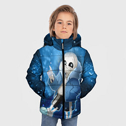Куртка зимняя для мальчика UNDERTALE, цвет: 3D-черный — фото 2