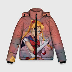 Куртка зимняя для мальчика СЕЙЛОР МУН, цвет: 3D-светло-серый