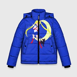Куртка зимняя для мальчика СЕЙЛОР И КИСА, цвет: 3D-красный