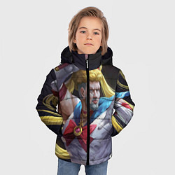 Куртка зимняя для мальчика Сейлор Панч, цвет: 3D-светло-серый — фото 2