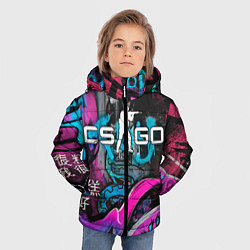 Куртка зимняя для мальчика CS GO - Fever Dream, цвет: 3D-черный — фото 2