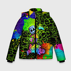 Куртка зимняя для мальчика Marshmello Oko, цвет: 3D-черный