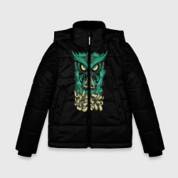 Куртка зимняя для мальчика Owl 1, цвет: 3D-черный