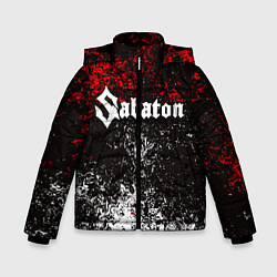 Куртка зимняя для мальчика SABATON, цвет: 3D-черный