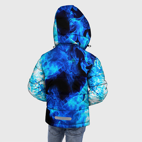Зимняя куртка для мальчика СИНИЙ ОГОНЬ / 3D-Светло-серый – фото 4