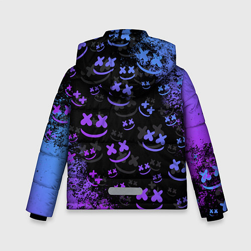 Зимняя куртка для мальчика Marshmello / 3D-Черный – фото 2
