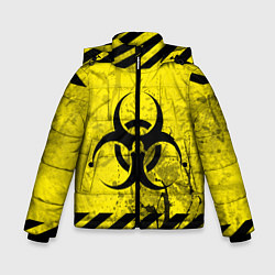 Куртка зимняя для мальчика NCoV, цвет: 3D-черный