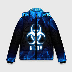 Куртка зимняя для мальчика NCoV, цвет: 3D-черный