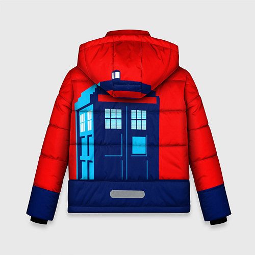 Зимняя куртка для мальчика IN TARDIS WE TRUST / 3D-Черный – фото 2