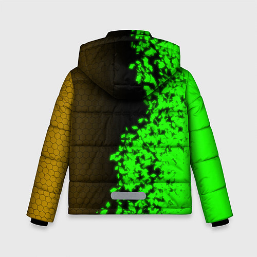 Зимняя куртка для мальчика Brawl stars LEON / 3D-Черный – фото 2