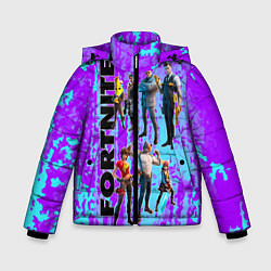Куртка зимняя для мальчика Fortnite, цвет: 3D-светло-серый