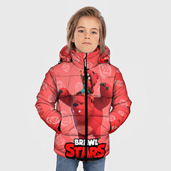 Куртка зимняя для мальчика Brawl stars Nita Нита, цвет: 3D-светло-серый — фото 2
