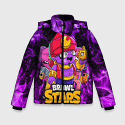 Куртка зимняя для мальчика BRAWL STARS GENE, цвет: 3D-черный
