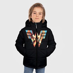 Куртка зимняя для мальчика Wonder Woman, цвет: 3D-светло-серый — фото 2
