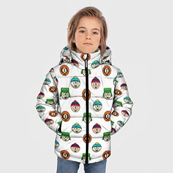 Куртка зимняя для мальчика Южный парк, цвет: 3D-черный — фото 2