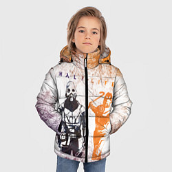 Куртка зимняя для мальчика Half life attack, цвет: 3D-черный — фото 2