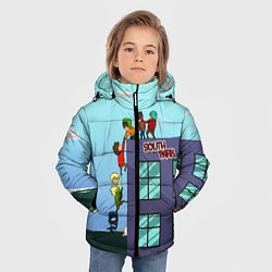 Куртка зимняя для мальчика Южный парк, цвет: 3D-черный — фото 2