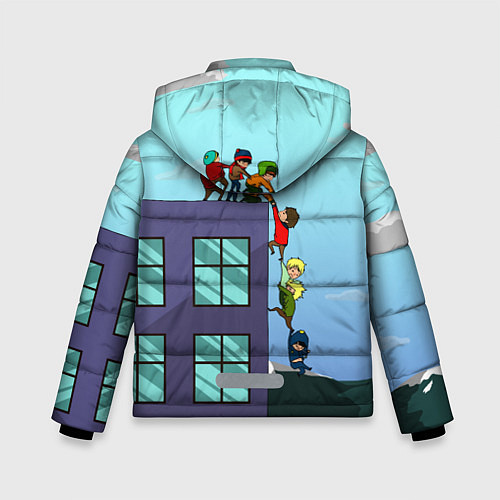 Зимняя куртка для мальчика Южный парк / 3D-Черный – фото 2