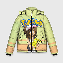 Куртка зимняя для мальчика POKEMON, цвет: 3D-черный