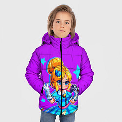 Куртка зимняя для мальчика PIPER, цвет: 3D-черный — фото 2