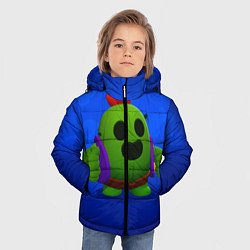 Куртка зимняя для мальчика BRAWL STARS, цвет: 3D-светло-серый — фото 2