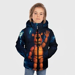 Куртка зимняя для мальчика Five Nights At Freddys, цвет: 3D-светло-серый — фото 2