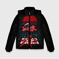 Куртка зимняя для мальчика AKIRA, цвет: 3D-черный