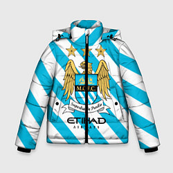 Куртка зимняя для мальчика Манчестер Сити, цвет: 3D-черный