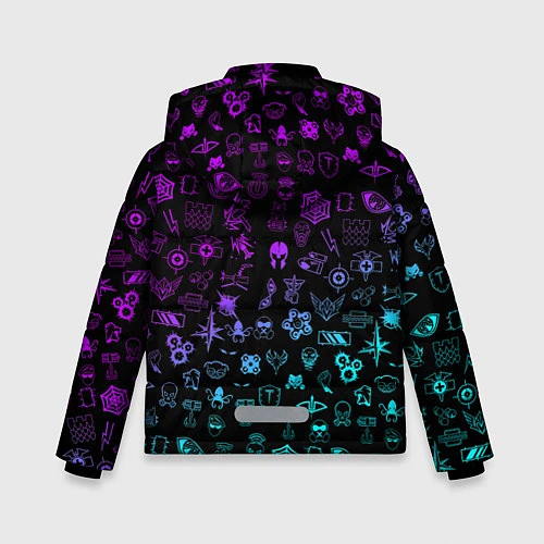 Зимняя куртка для мальчика RAINBOW SIX SIEGE NEON / 3D-Черный – фото 2