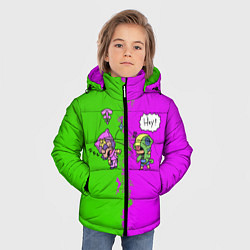 Куртка зимняя для мальчика Hey Sandy!, цвет: 3D-черный — фото 2