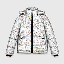 Куртка зимняя для мальчика Looney Tunes, цвет: 3D-светло-серый
