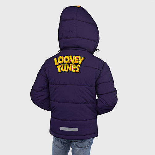 Зимняя куртка для мальчика Лола Банни / 3D-Светло-серый – фото 4