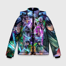 Куртка зимняя для мальчика KIMETSU NO YAIBA, цвет: 3D-черный