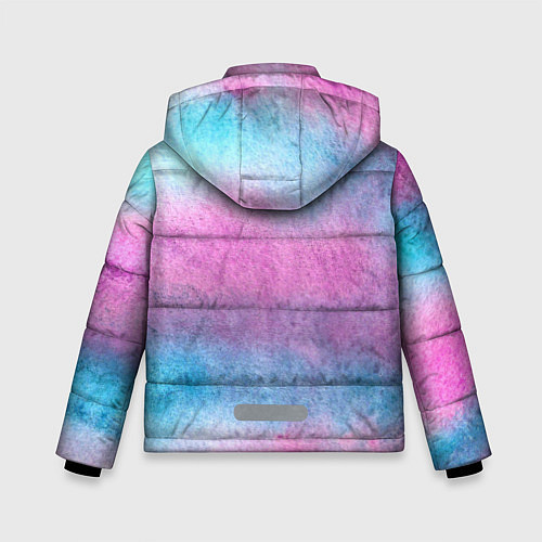 Зимняя куртка для мальчика Краски / 3D-Черный – фото 2