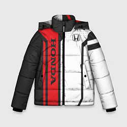 Куртка зимняя для мальчика Honda Driver team, цвет: 3D-красный