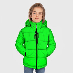 Куртка зимняя для мальчика Billie Eilish, цвет: 3D-черный — фото 2