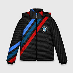Куртка зимняя для мальчика BMW CARBON, цвет: 3D-черный
