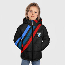 Куртка зимняя для мальчика BMW CARBON, цвет: 3D-черный — фото 2