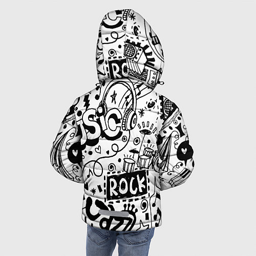 Зимняя куртка для мальчика Rock / 3D-Красный – фото 4